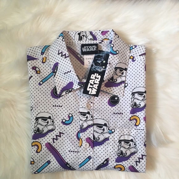 star wars mens dress shirt